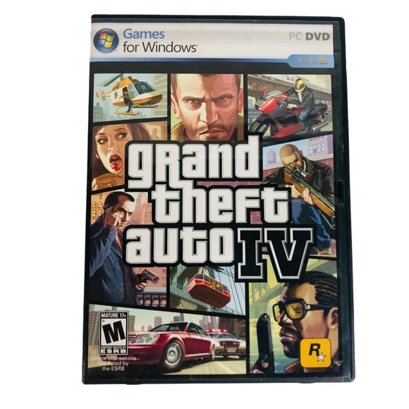 Grand Theft Auto IV PC DVD Complete Windows Vista SP1 XP SP3 Manual 2 Discs GTA4 - Picture 6 of 10
